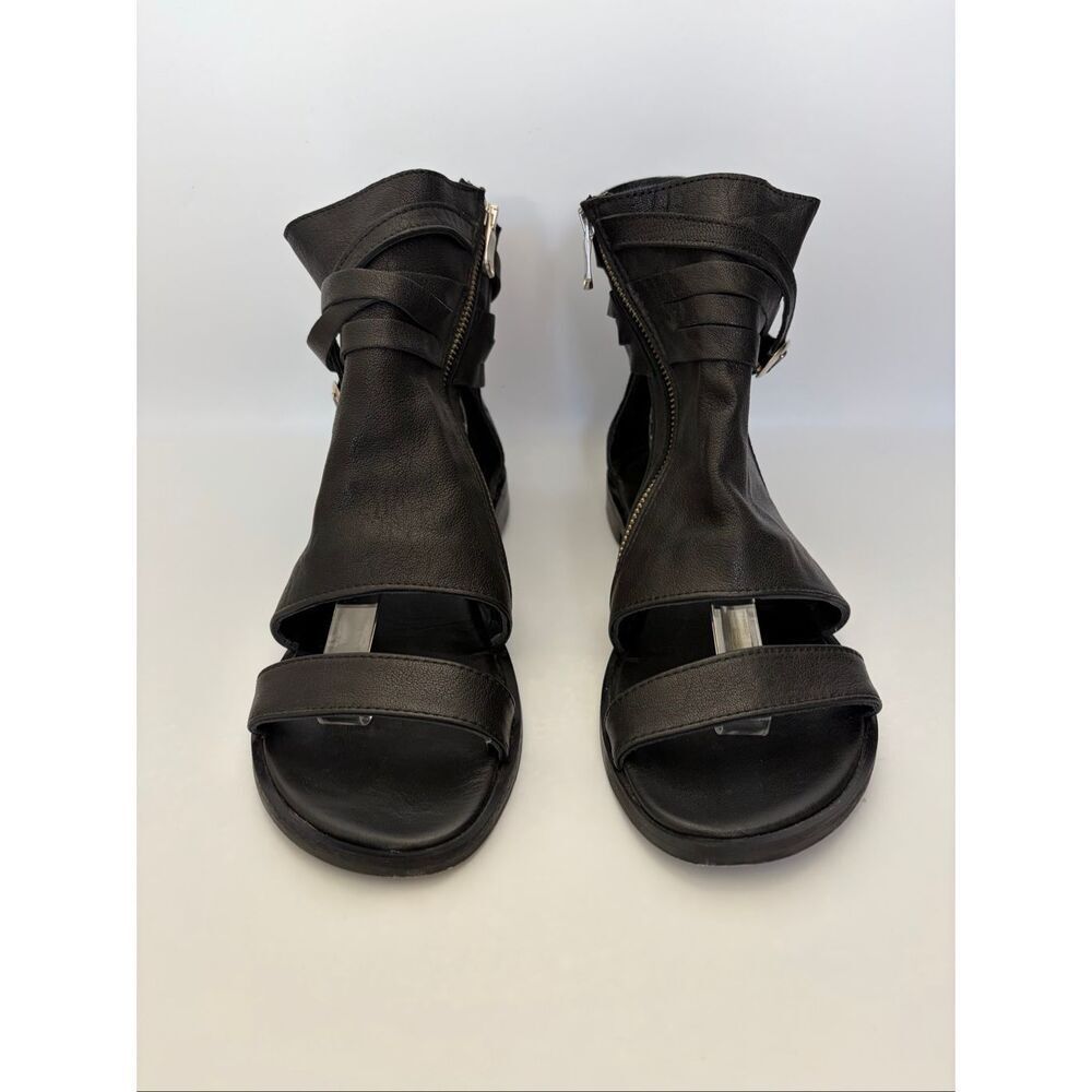 Le Pepite Soft Leather Ankle Sandals in Black – Size 40 (US 9) - Picture 6 of 12